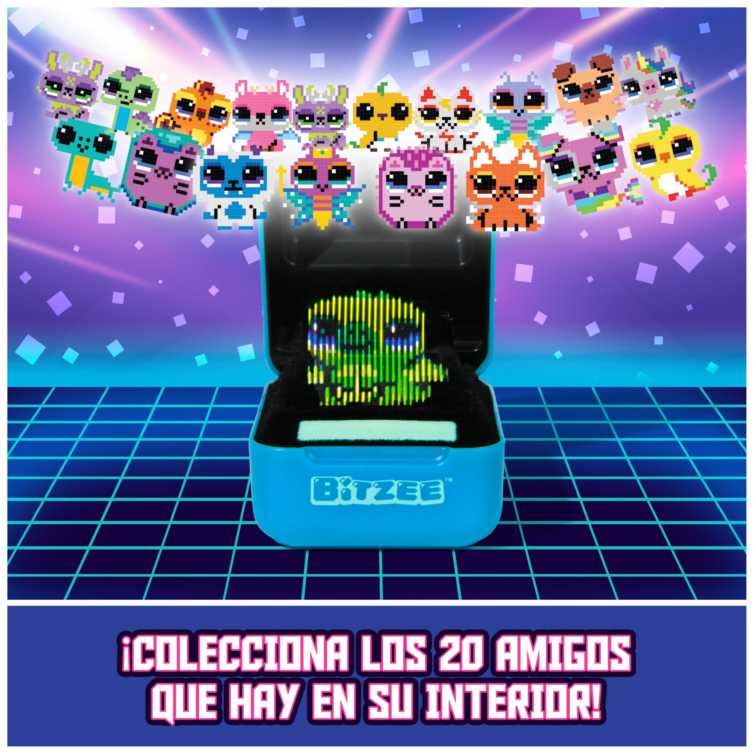 BIZTEE MAGICALS - Mascota Virtual con 20 Animales Mágicos en su Interior - Mascota Digital Que Reaccionan al Tacto - Juguetes Niños 5 Años + - Regalo Niño 5 Años +