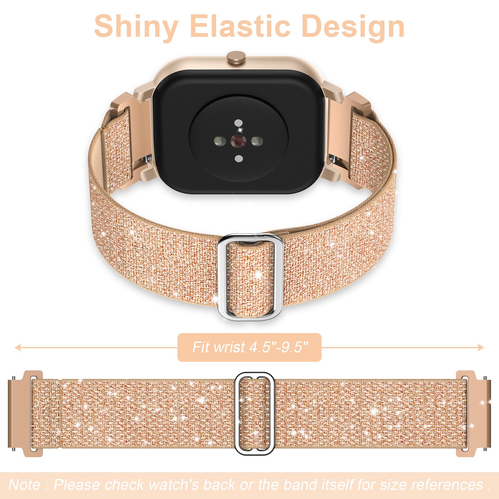 Ersatzarmband Für Amazfit GTS & Andere Smartwatches – 20 Mm, Elastisches Nylon, Verstellbar, Einfach Zu Wechseln