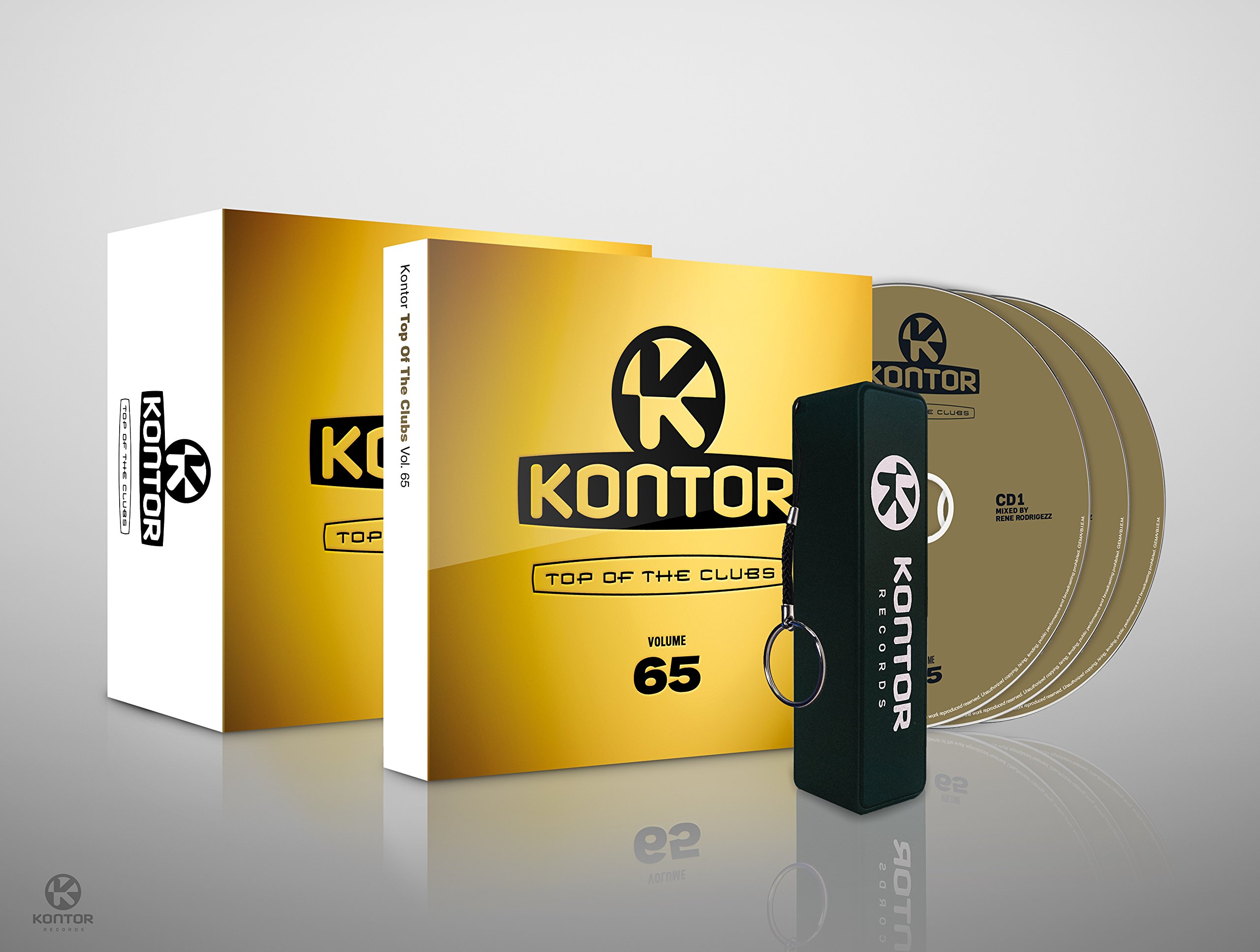 Kontor Top Of The Clubs Vol. 65 inkl. Kontor USB PowerBank)