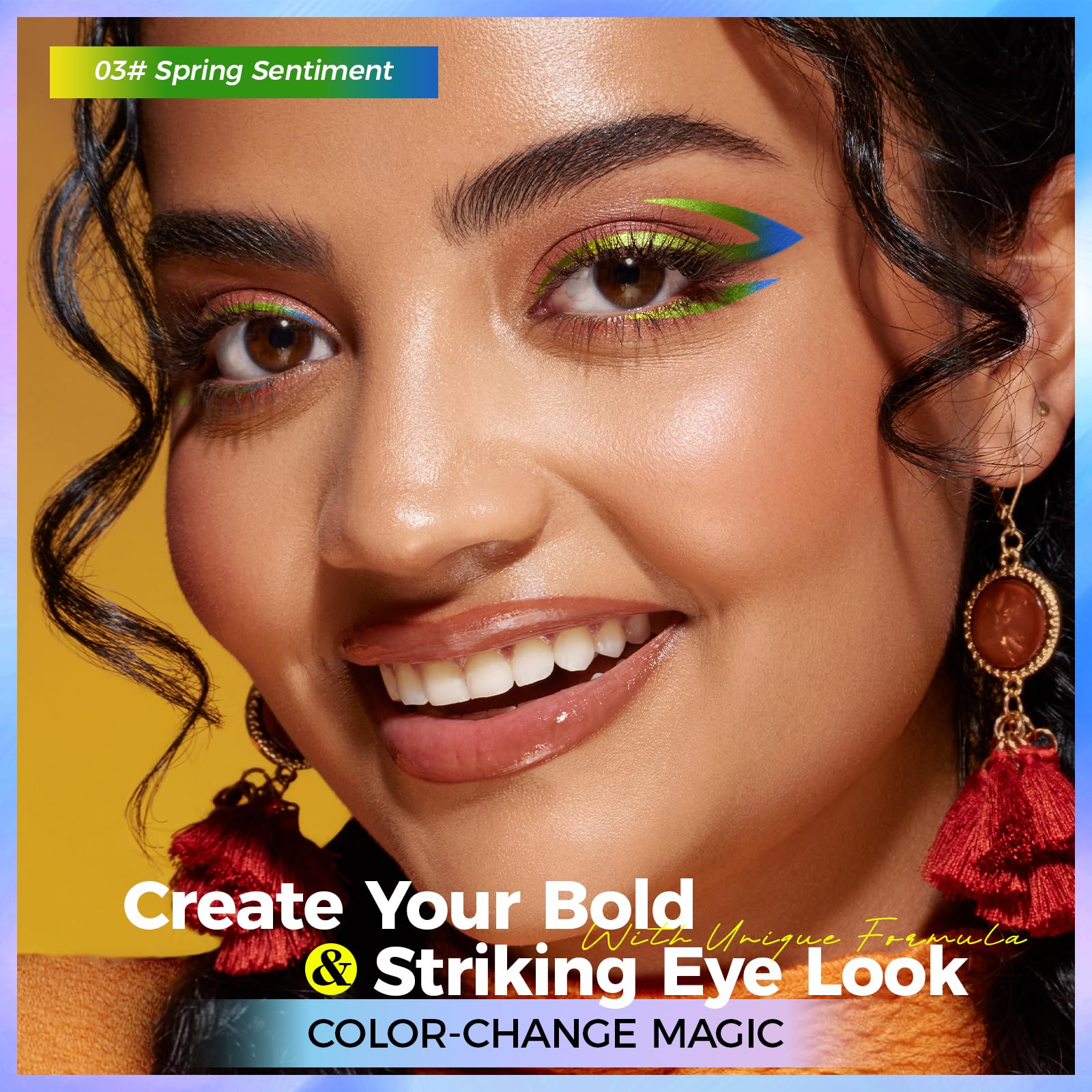 Greyghost Matita Eyeliner Retrattile Multicolore, Eye Liner Waterproof Smudge Proof Metallic Eyeliner Pen 24h Long-Lasting Gel Eyeliner High Pigmented Eyeliner Pencil (#03)