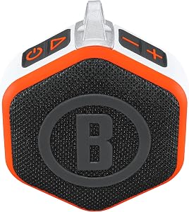 Bushnell Golf Wingman Mini GPS Speaker, Orange