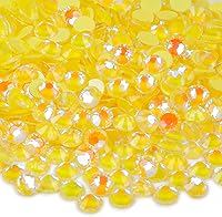 Vista 194 de Genie Crystal ss34 Red Glass Rhinestones 288 Pcs, 7.0 mm Big Light Siam Flatback Rhinestone, Diamond Cut Gems for Crafts, Face Mask, Makeup