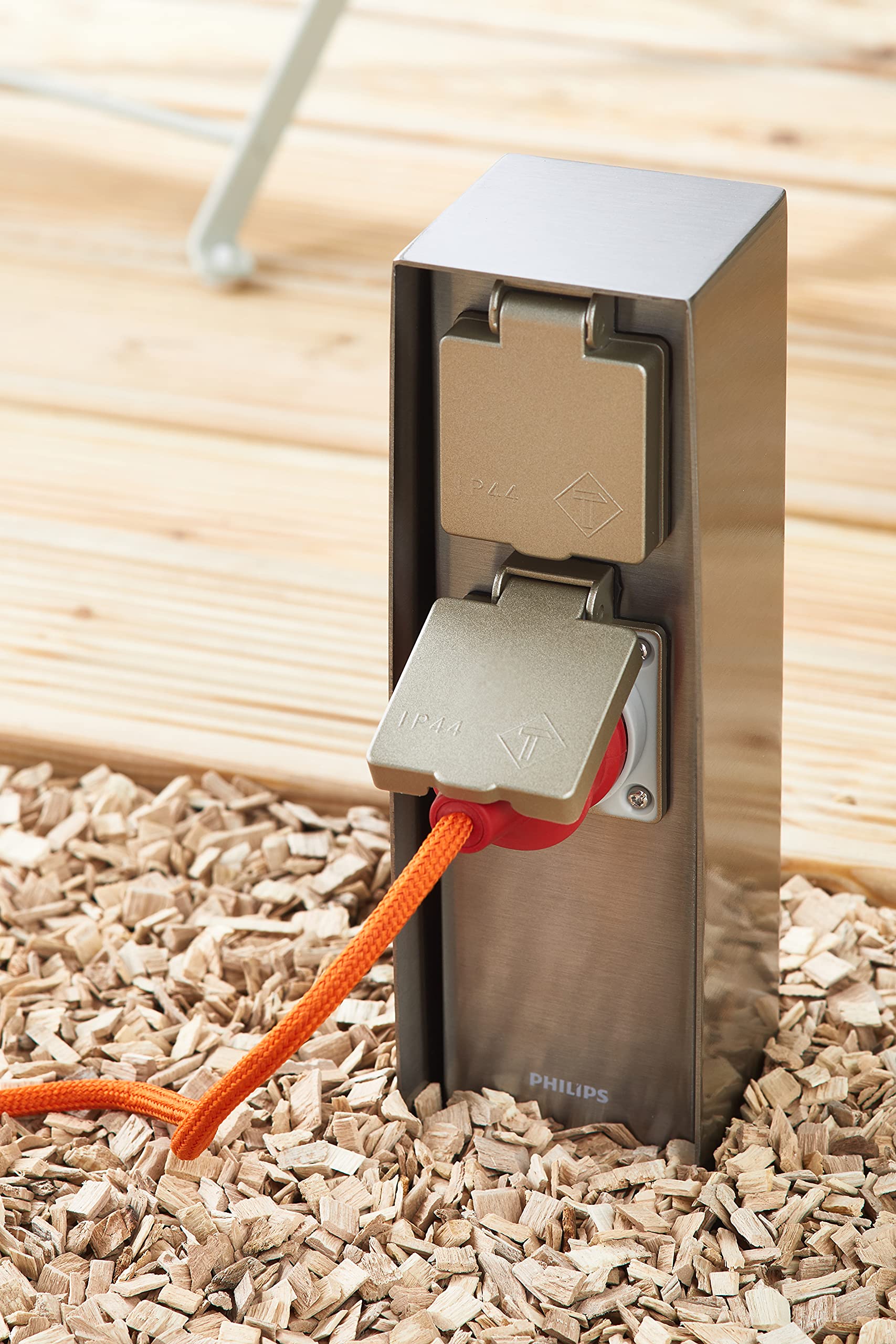 Philips LED Alimentatore myGarden, IP44, Acciaio Inossidabile, 30H x 20W x 10T cm [Classe di efficienza energetica A+]