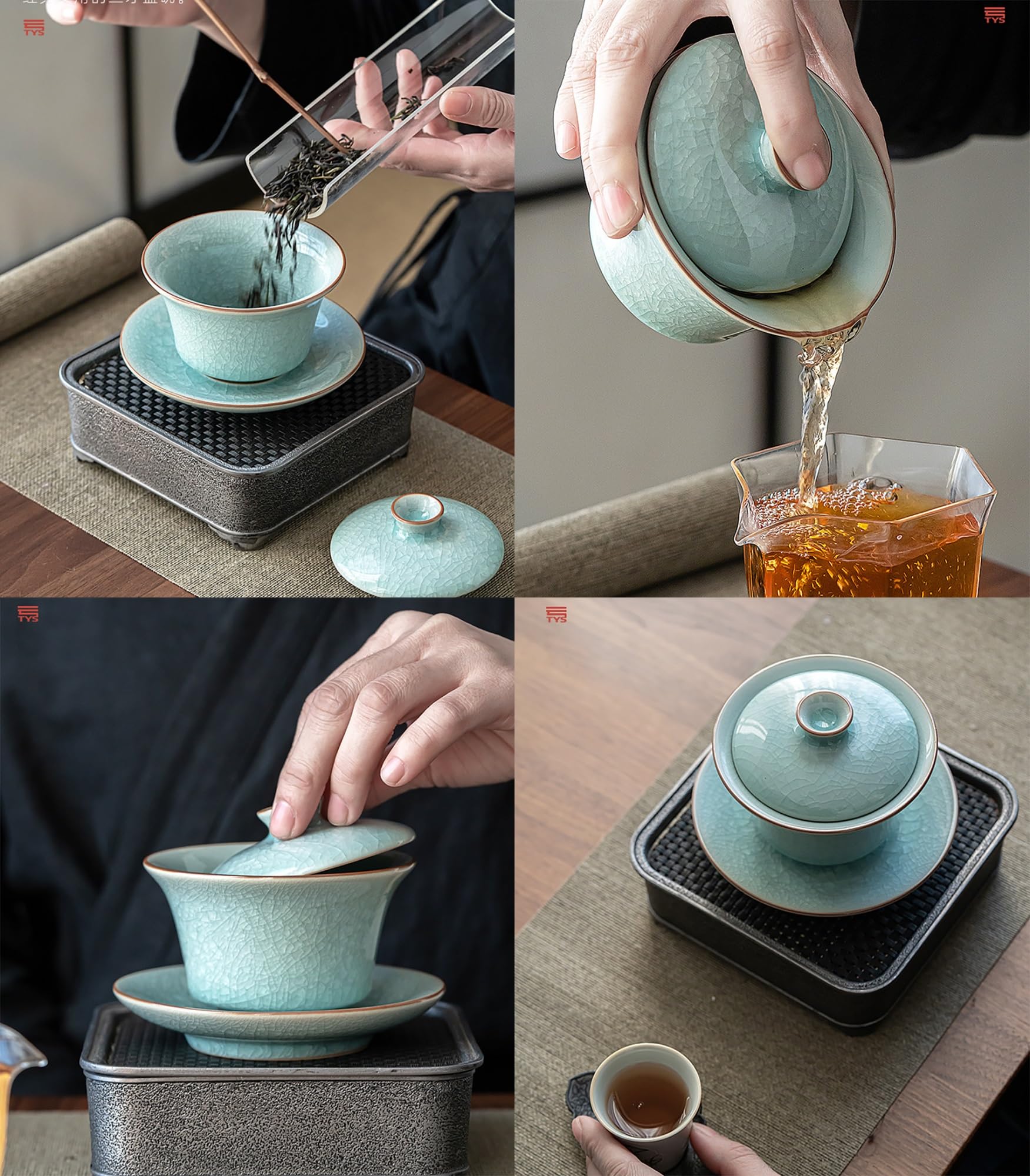 LingXuanGe Gaiwan theekop gaiwan theepot Chinese thee kopjes Chinese LingXuanGe Gaiwan theekop gaiwan theepot Chinese thee kopjes Chinese
