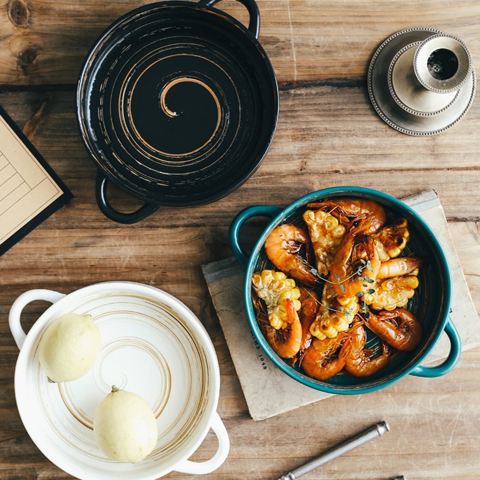 Ceramiczne formy do zapiekanek, ceramiczne, podwójne ucho, miska śniadaniowa, salaterka, gospodarstwo domowe, naczynia, sery, do pieczenia lasagne, tiramisu i zapiekanek (B)