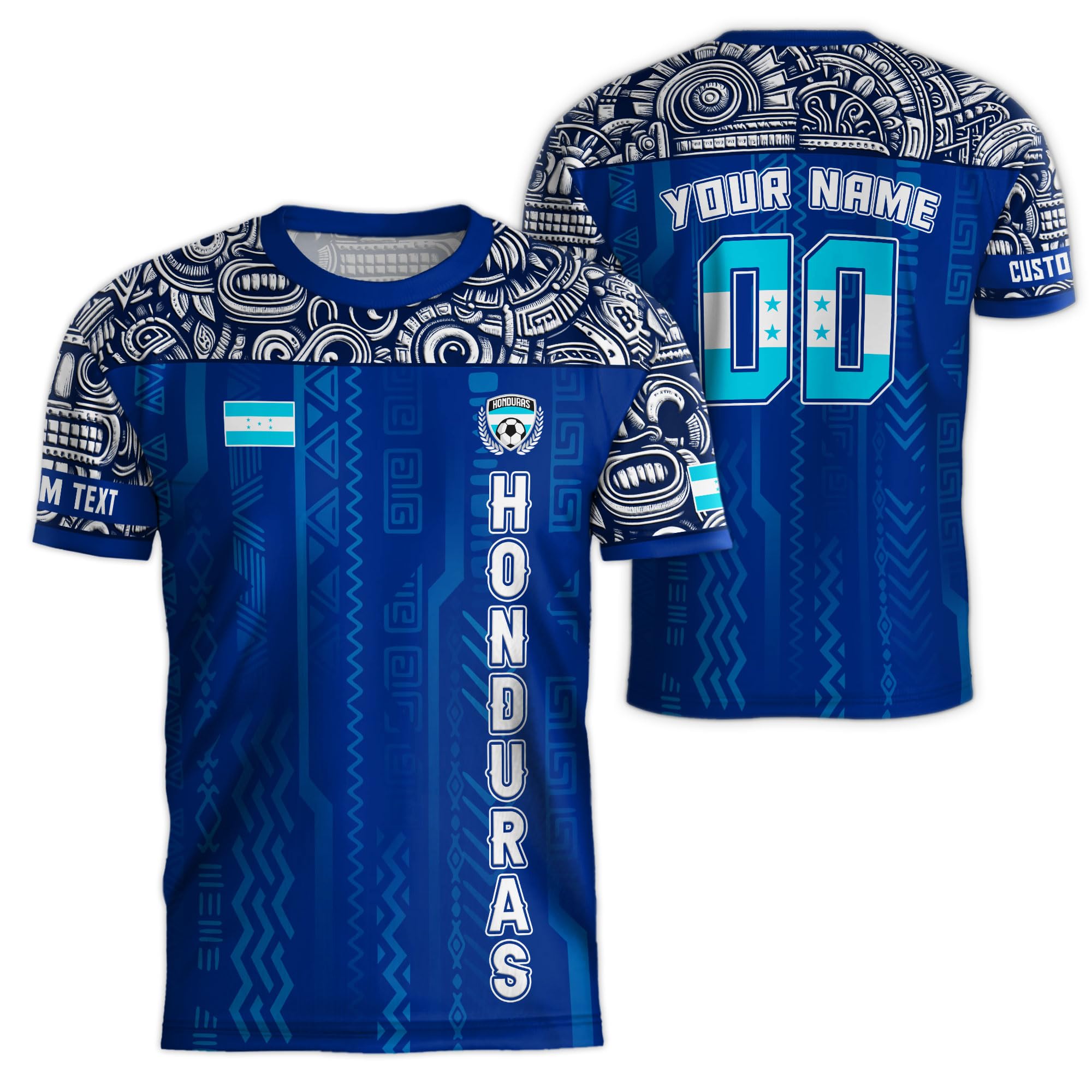 Custom Honduran Soccer Jersey, Honduras Jersey Men, Customized Jersey Honduras, Retro Soccer Jerseys for Men 5