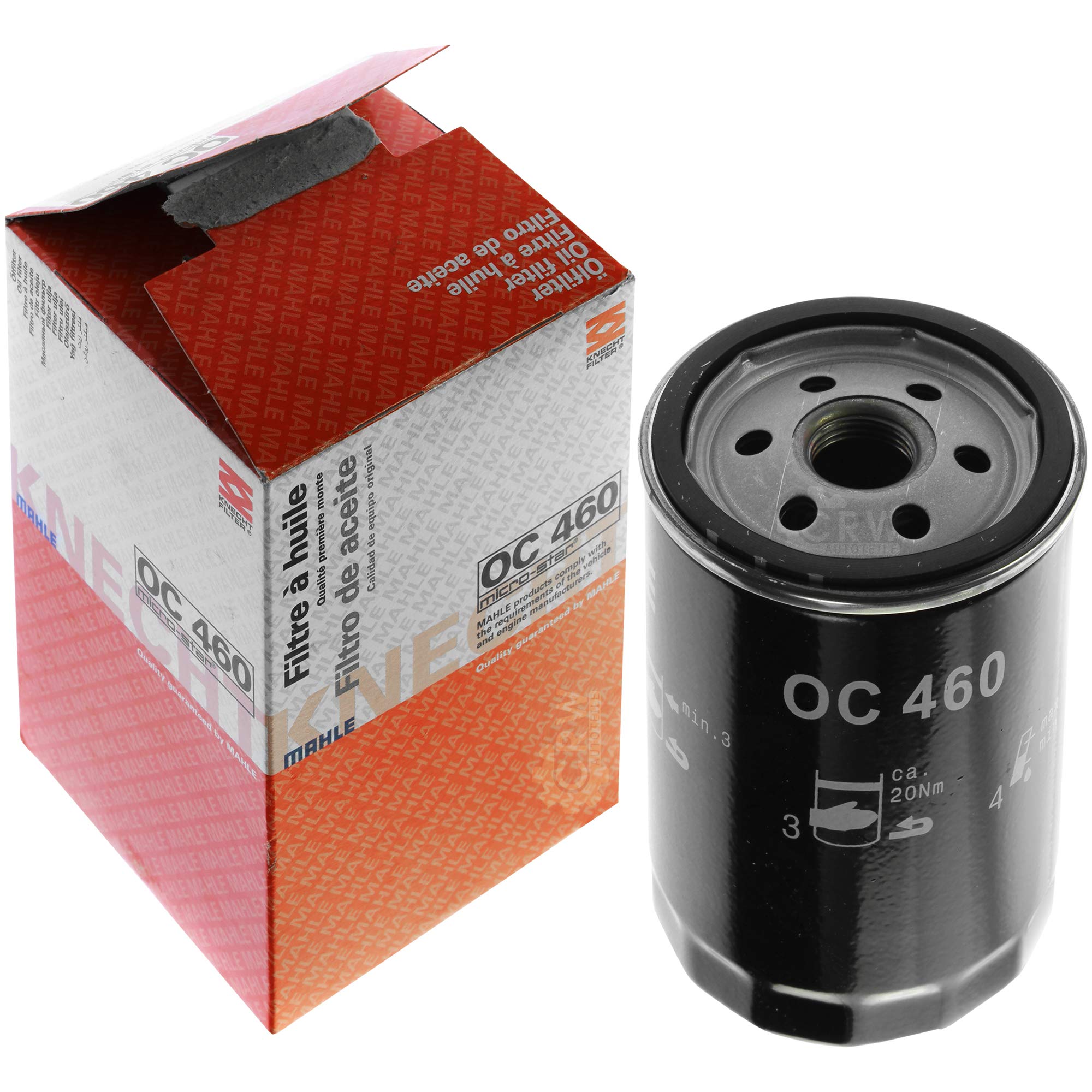 Paquete de inspección Kit de mantenimiento de filtros con filtro de aceite OC 460, filtro de aire LX 1249, filtro de combustible KL 83, filtro de habitáculo LA 242, tornillo de cierre