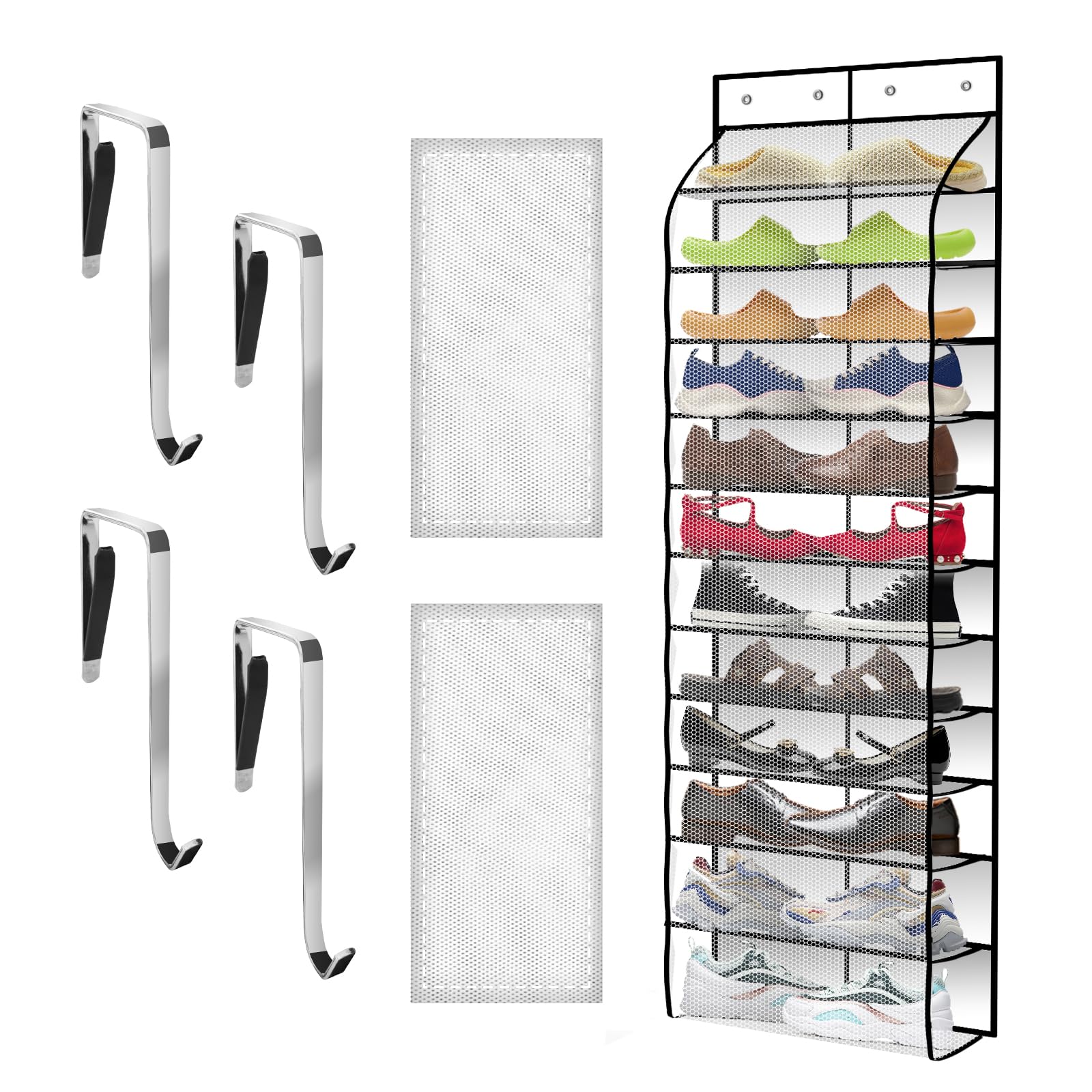 Kotkn 12-Pocket Over Door Shoe Organizer