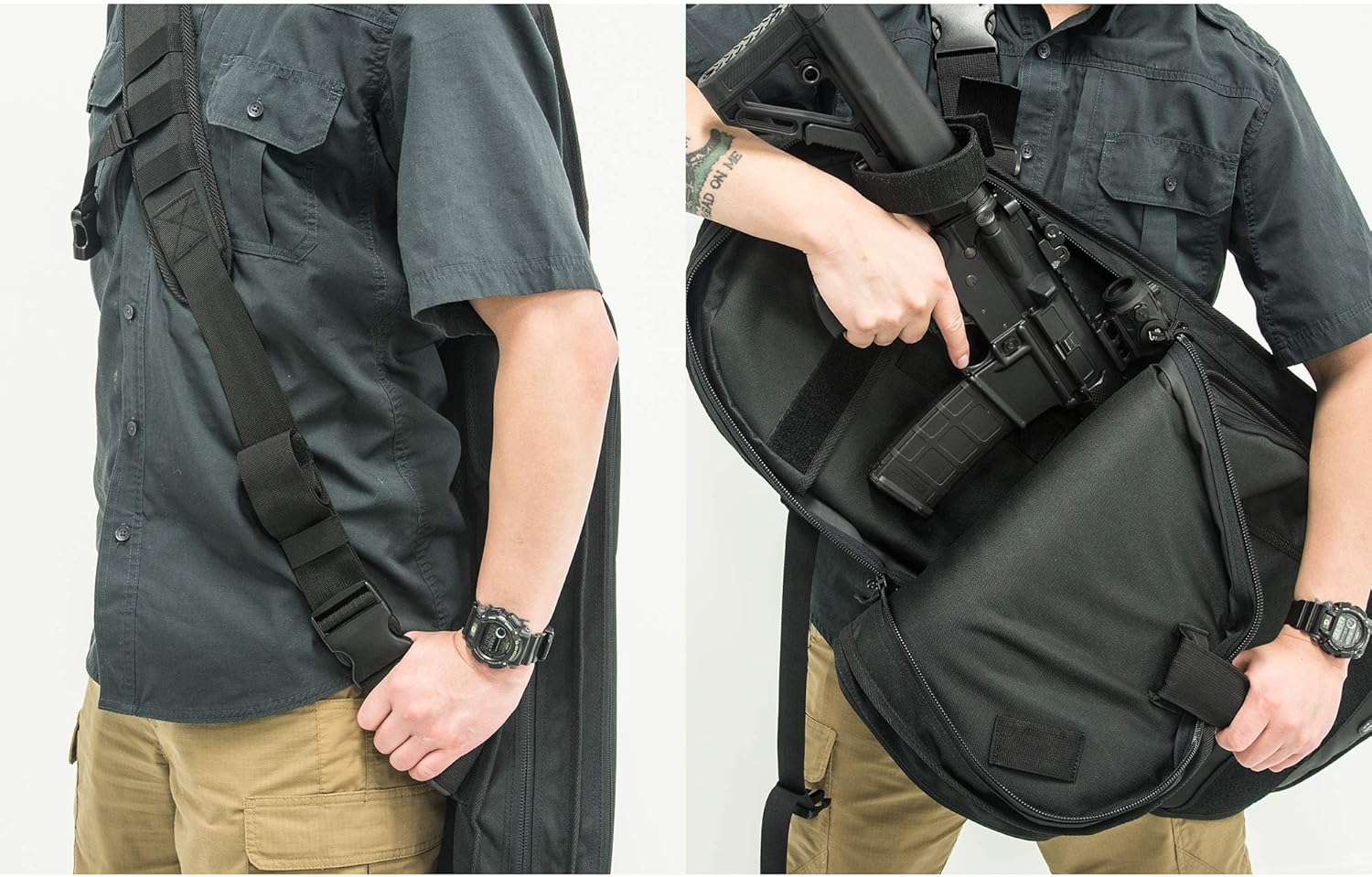 UTG 34" Alpha Battle Carrier Rapid Deployment Pack, Black (PVC-PSP34B)