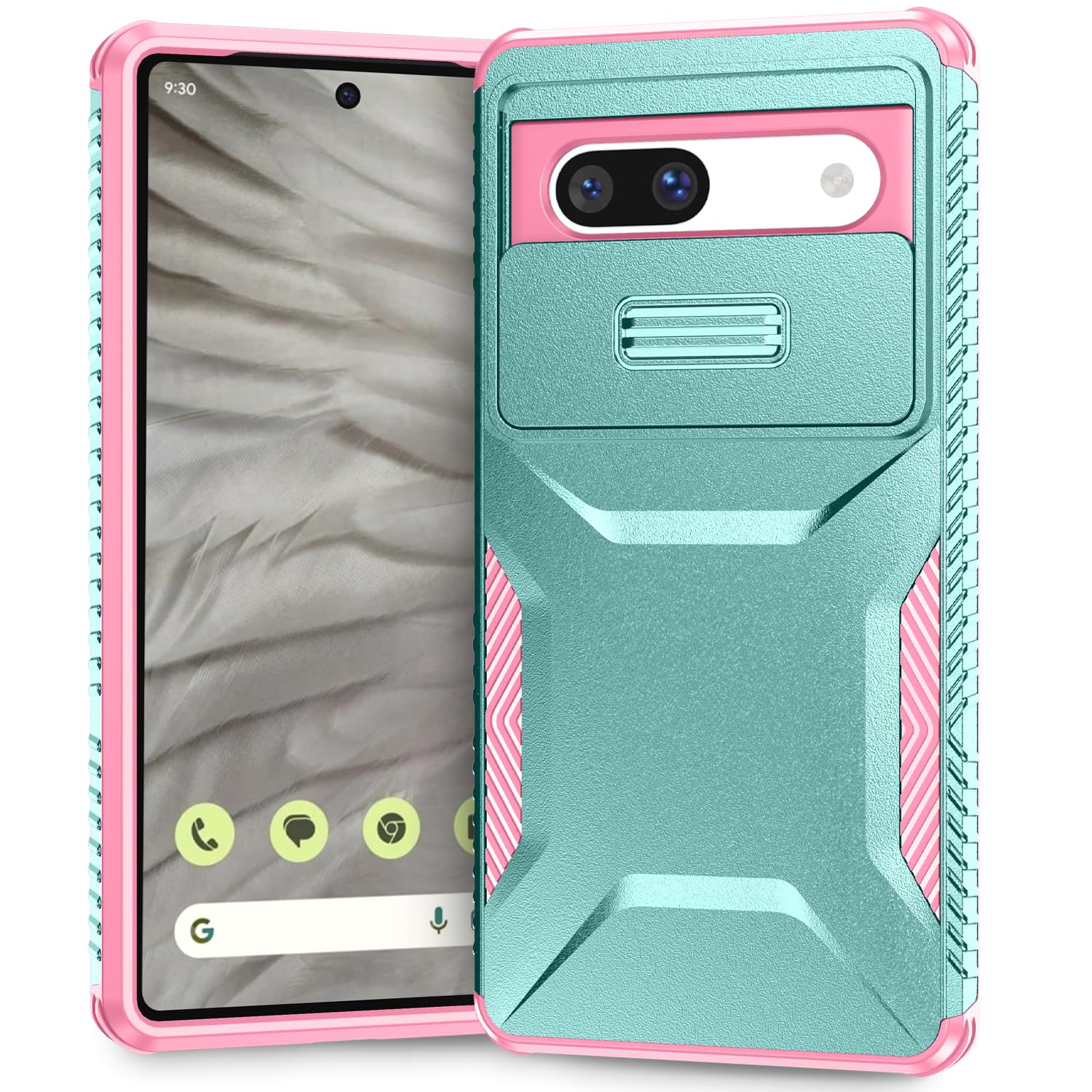 Coque Pixel 7A antichoc verte idéale pour le sport et les loisirs - 8