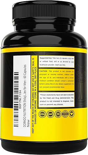 Miniatura 3 de Suplemento Shilajit para hombres y mujeres con musgo marino, Ashwagandha, Tongkat Ali, boro, zinc, PQQ, pimienta negra, magnesio, ácido fúlvico,