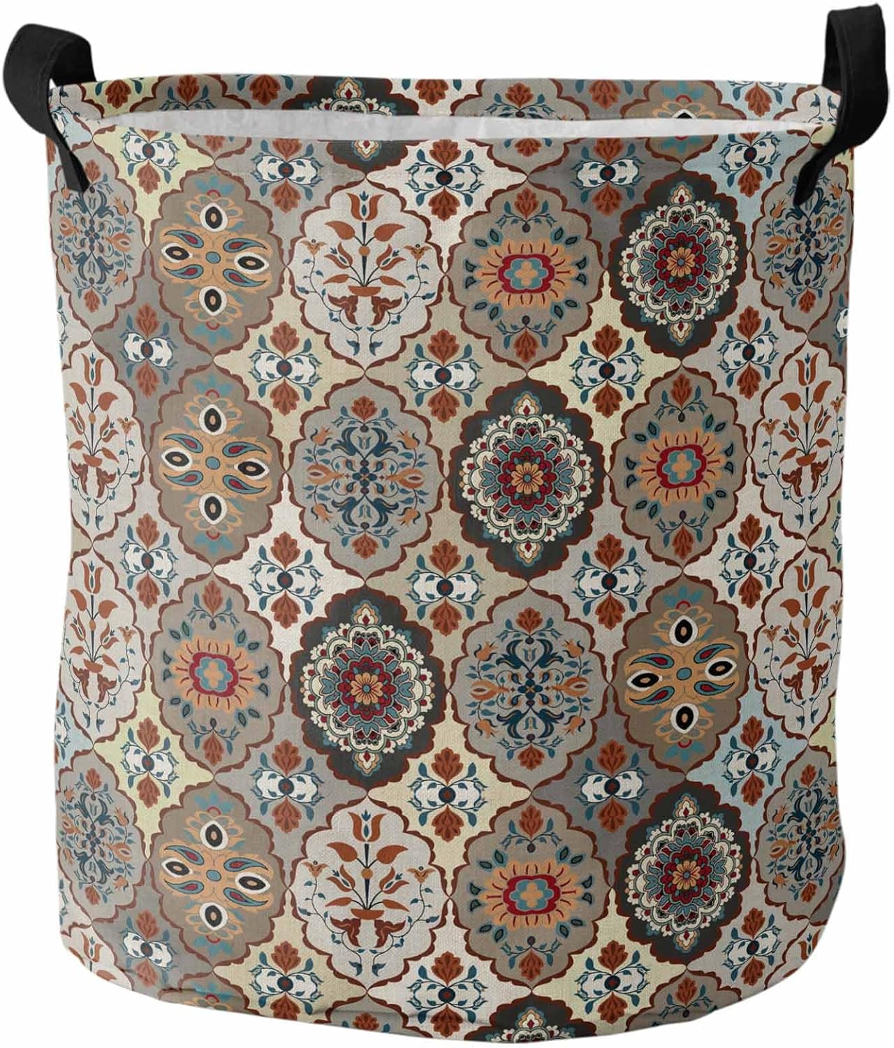 Aufbewahrungsbox 3er Set Boho - Faltbare Stoffbox Mit Griffen