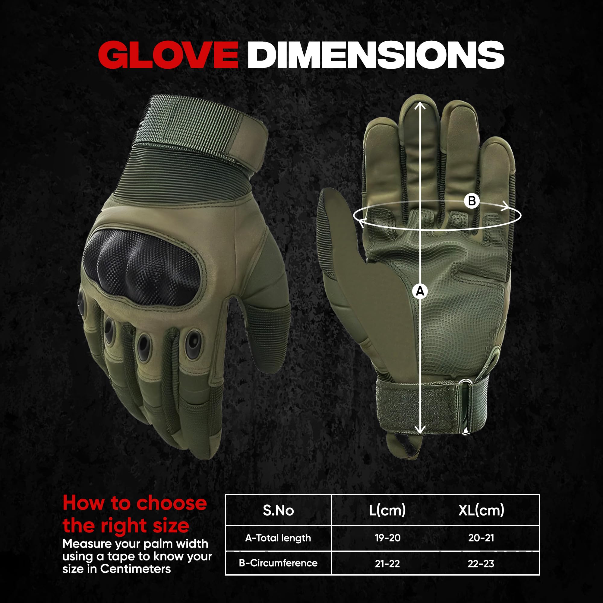 TwomHom Motorcycle Gloves – Men & Women, Touchscreen, Breathable, Hard Knuckle Protection For Riding
