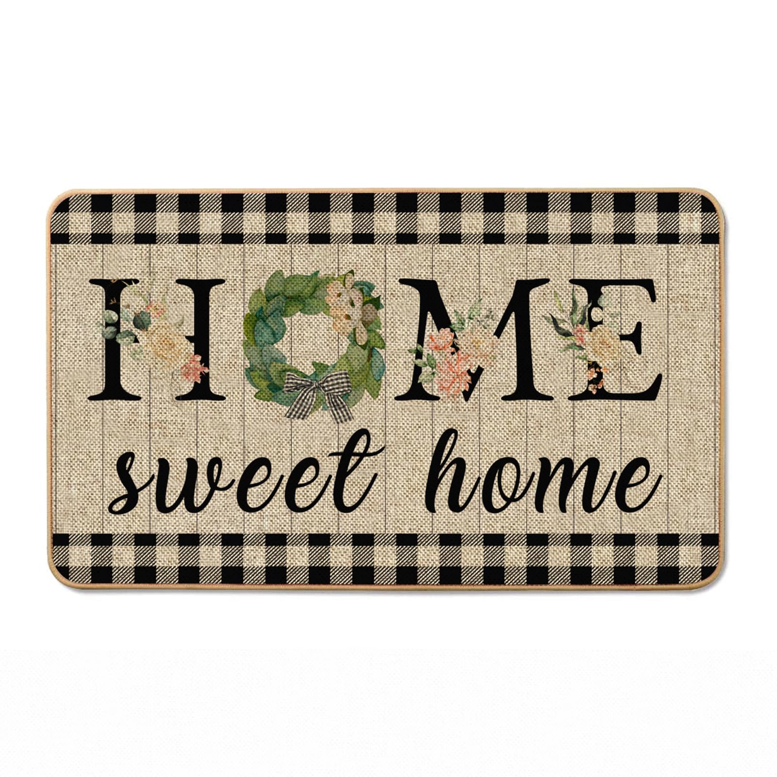 Paillasson lavable en machine HOME Sweet HOME ultra absorbant