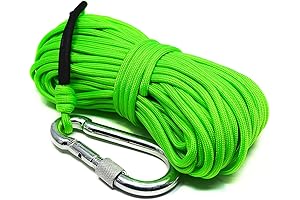 CMS Magnetics Magnet Fishing Rope: 80 ft Paracord with 750 lb Holding Strength