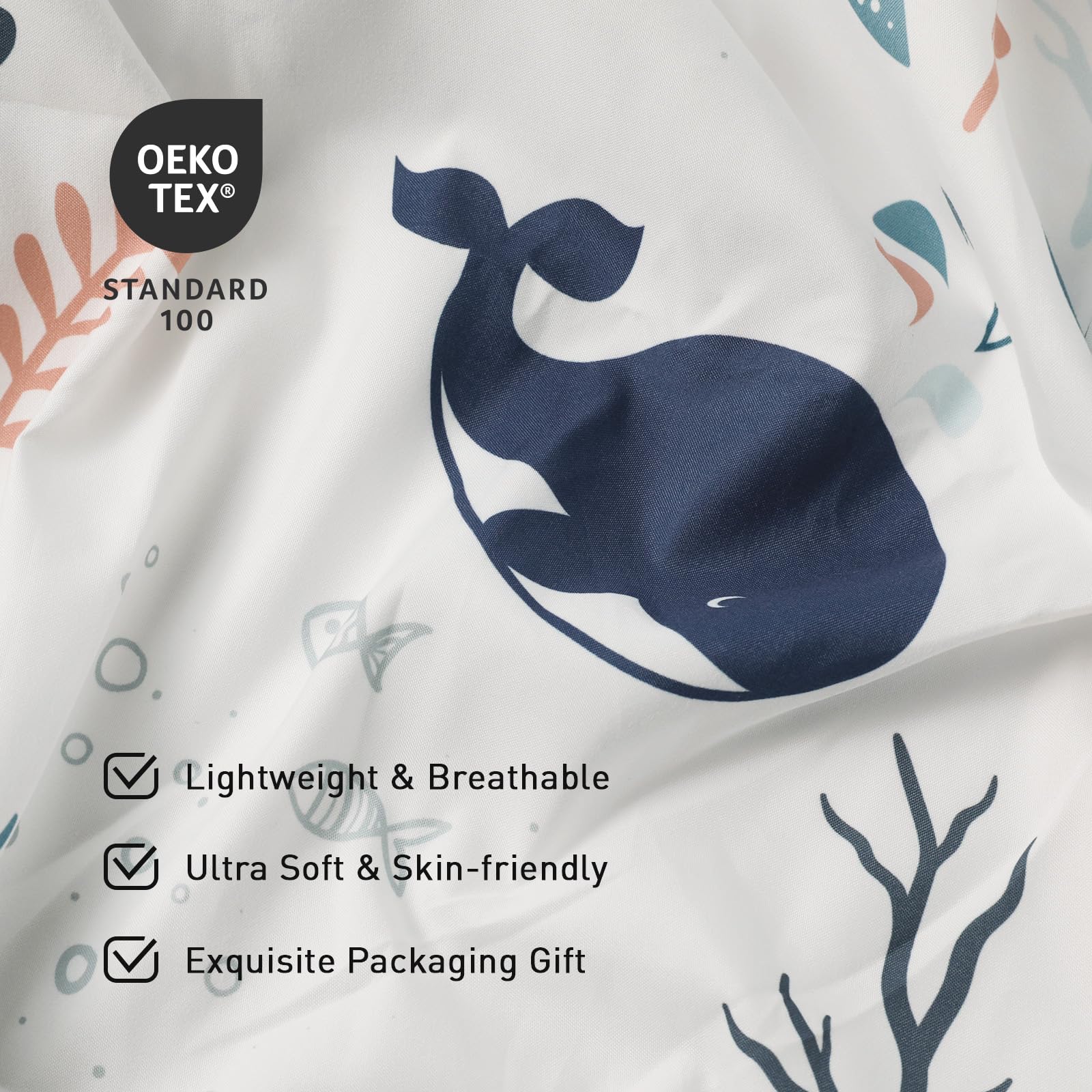Lot De 2 Draps-Housses Bébé 100% Microfibre Oeko-Tex - Respirants Et Hypoallergéniques Pour Berceau
