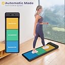 WALKINGPAD C2 Folding Treadmill Foldable Walking Pad Ultra Slim Smart Fold Free Installation Gym Running Device For Home Office Under Desk Max User Weight 110Kg, Speed 0.5~6 Km/Hr, Black gallery image