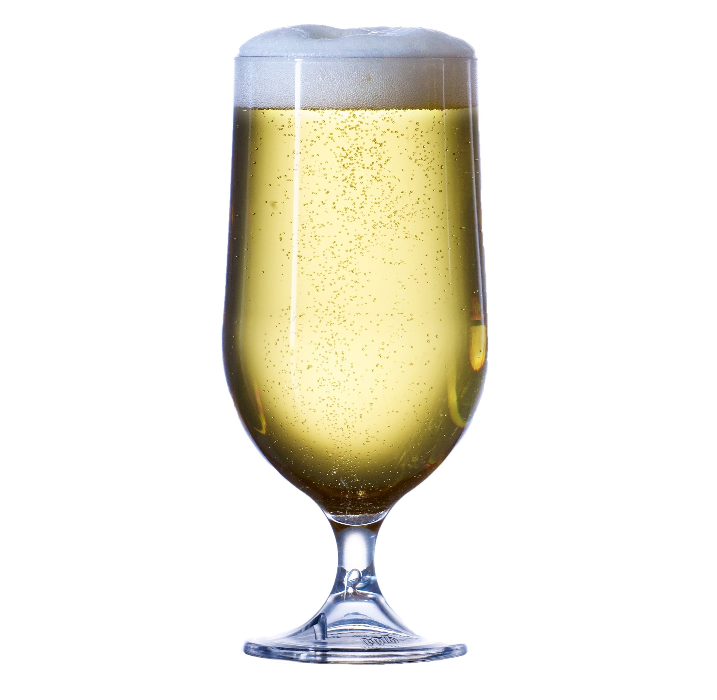 Reusable Plastic - Polycarbonate Half Pint Glasses 10oz Goblet Clear. | Clear Polycarbonate | Virtually Unbreakable | Reuse 1000 Times (6 Pack)