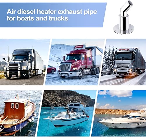 Miniatura 3 de Piel de escape de acero inoxidable 316 a través del casco, 10 piezas, montaje de accesorios de tubo de tubo de 0.945 in9.44 pulgadas, para