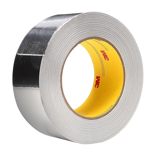 3M 3380  Cinta de aluminio 3380 plateada (múltiples tamaños), 1