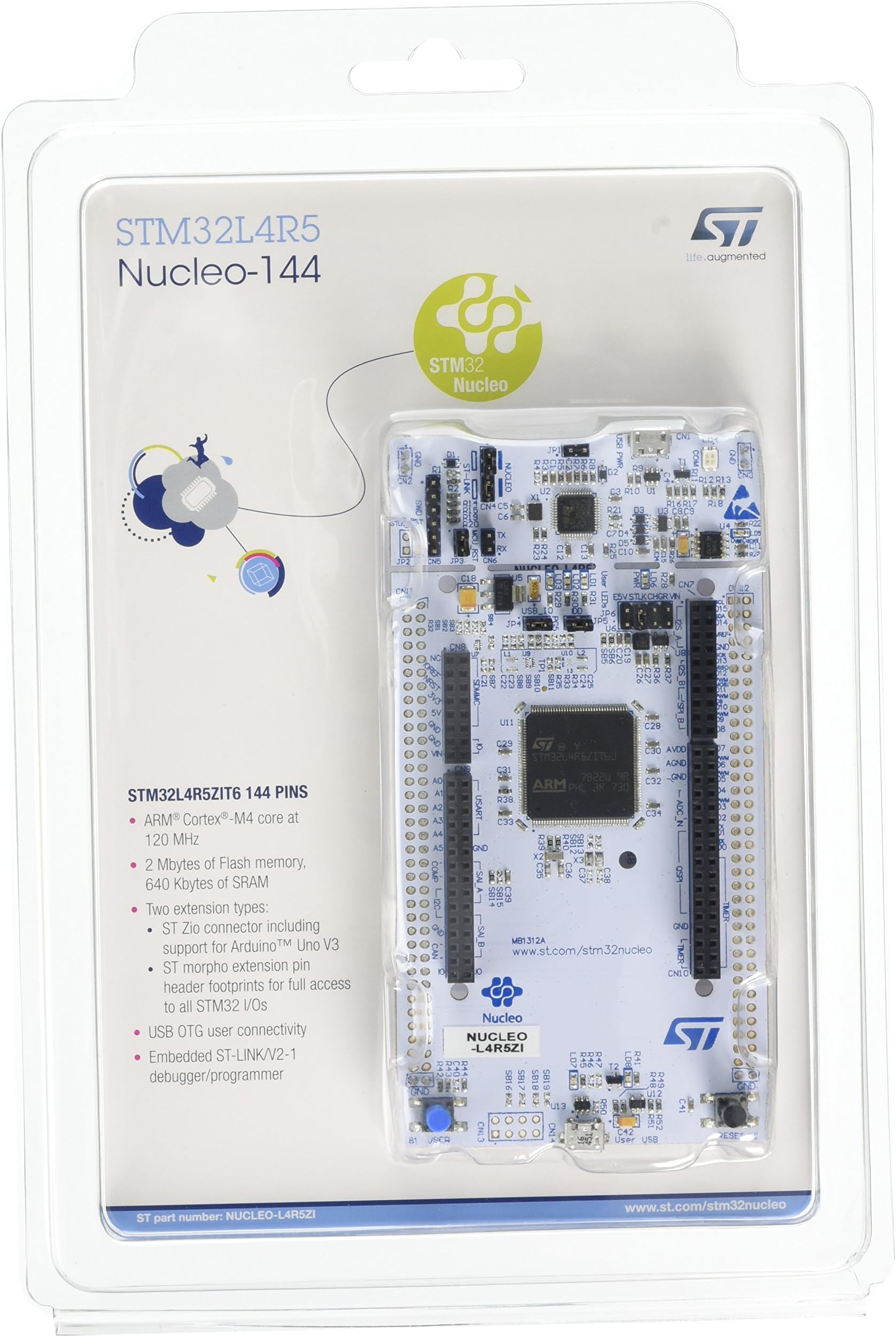 STM32 by ST NUCLEO-L4R5ZI Nucleo Development Board