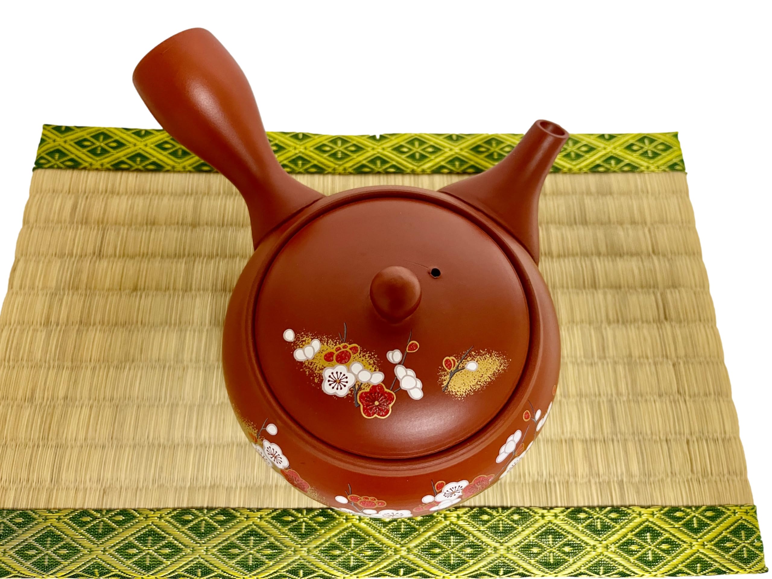 Amazon.com | Japanese Kyusu Tokoname Teapot 12.1 Fluid Ounces, Red