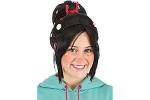 (Women's Disney Wreck it Ralph Vanellope Wig) Best Option for a Fun Roleplay