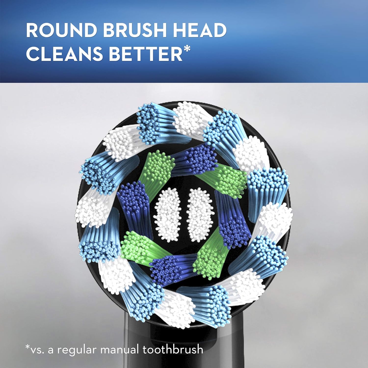 Oral-B GENIUS X Electric Toothbrush with 3 Oral-B Replacement Brush Heads and Toothbrush Case, Black