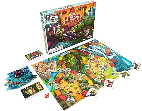 Miniatura 2 de My First Dragon Adventure - Juego de mesa para niños salvan el reino, juego de aventura de fantasía para principiantes para niños de 5 años,
