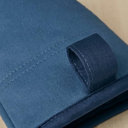 Vista 33 de KitchenAid Beacon - Juego de guantes de horno antideslizantes de dos tonos, batido/beige, 5.75 x 13 pulgadas, 2 piezas