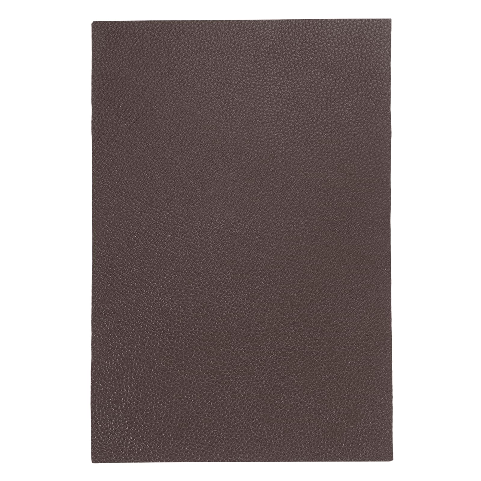 sourcing map Top Grain Leather Sheet 30cm x 20cm Natural Cow Leather 0.8mm Fabric Pieces for DIY Craft Furniture Office Belts Notebook Covers, Dark Brown โ image 1