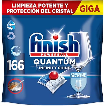 166 pastillas Finish Powerball Quantum Infinity Shine por 24,99€ ¡¡42% de descuento!!