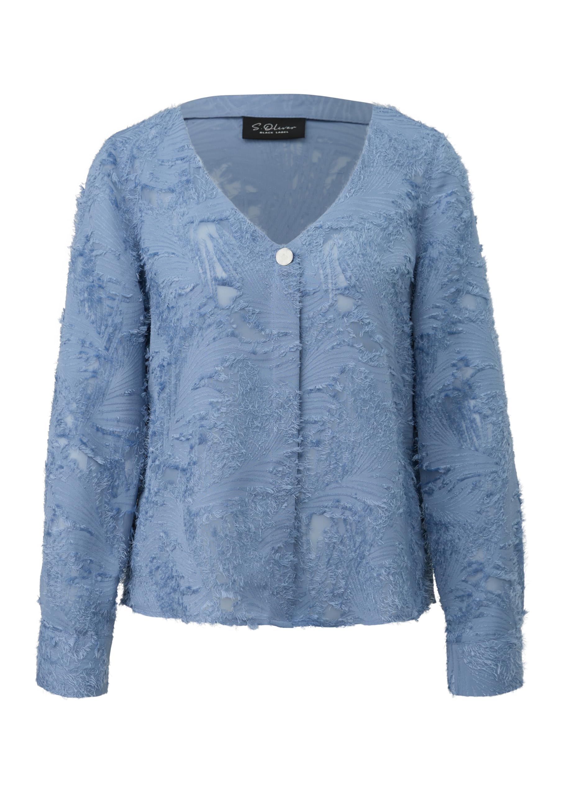 s.Oliver Bluse mit 3D-Effekt und Falte im Vorderteil
