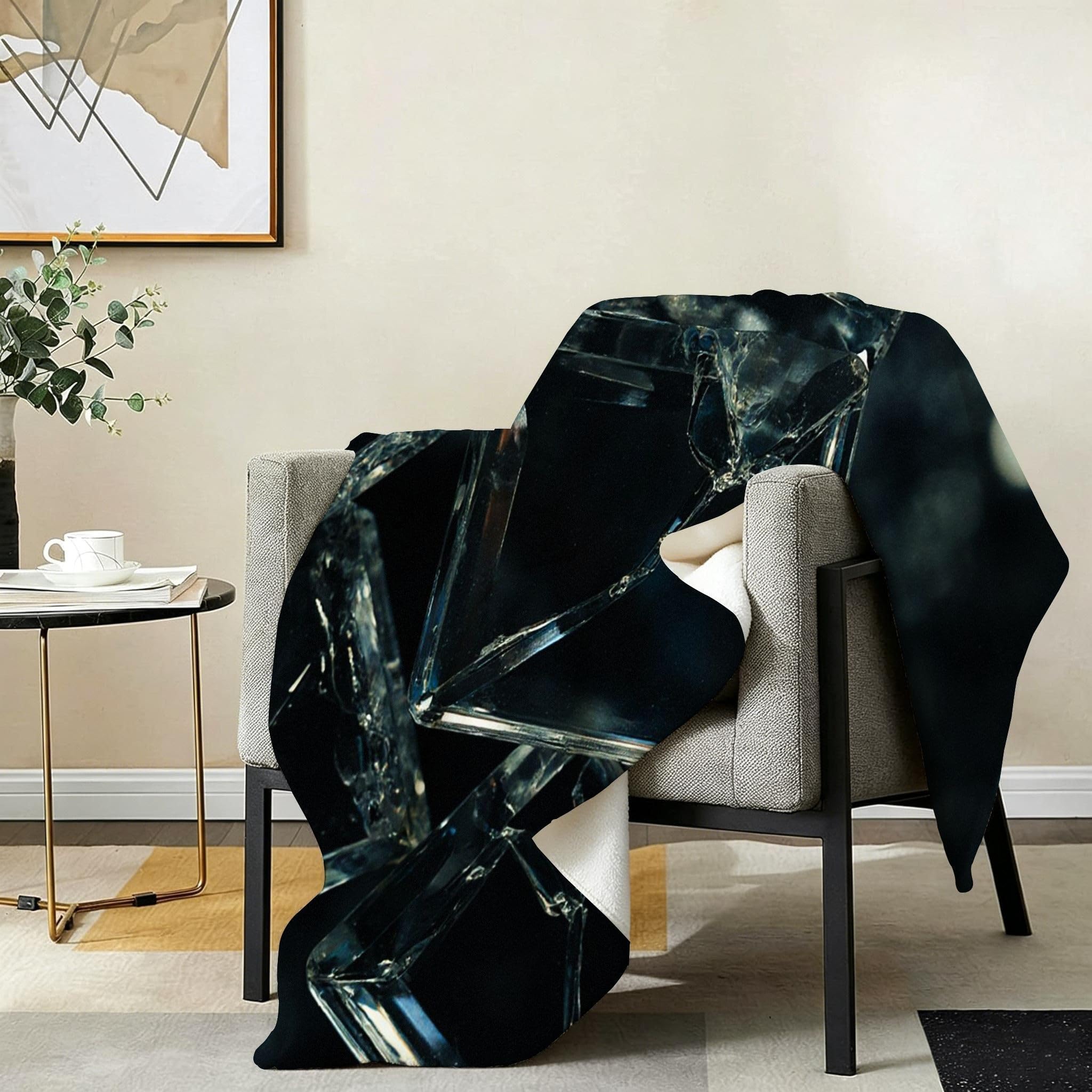 Coperta Pile Matrimoniale 240x260 cm Quadrato Grigio, Coperta XXL Super Morbida Multiuso Come Copriletto o Plaid da Salotto, Calda e Leggera, Protezione dal Freddo, AW7116