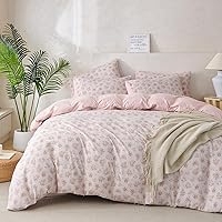 Vista 9 de Funda de edredón bohemia tamaño King, microfibra de 3 piezas, tamaño King, 1 funda de edredón + 2 fundas de almohada, estampado retro naranja