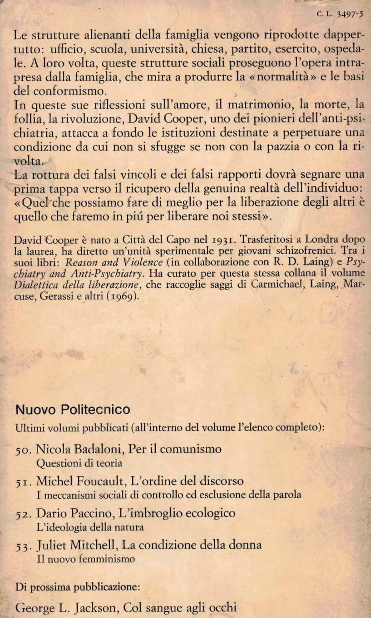 La morte della famiglia