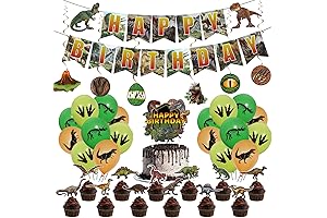 Jurassic Park Dinosaur Birthday Decorations for Kids