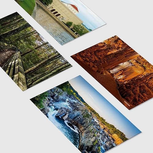 Miniatura 4 de Tarjetas postales vintage de paisaje de Virginia de Estados Unidos, paquete de 20 postales de todo el mundo, tarjetas de felicitación para viajes de