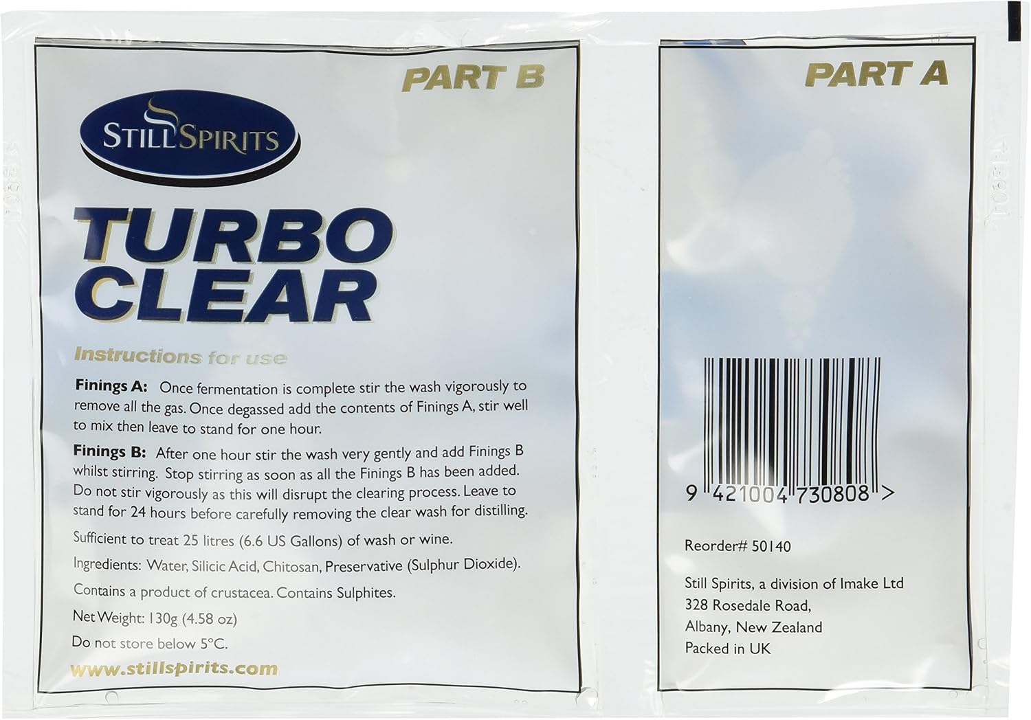 Still Spirits Turbo Clear (Pack of 5) Clearing Agent