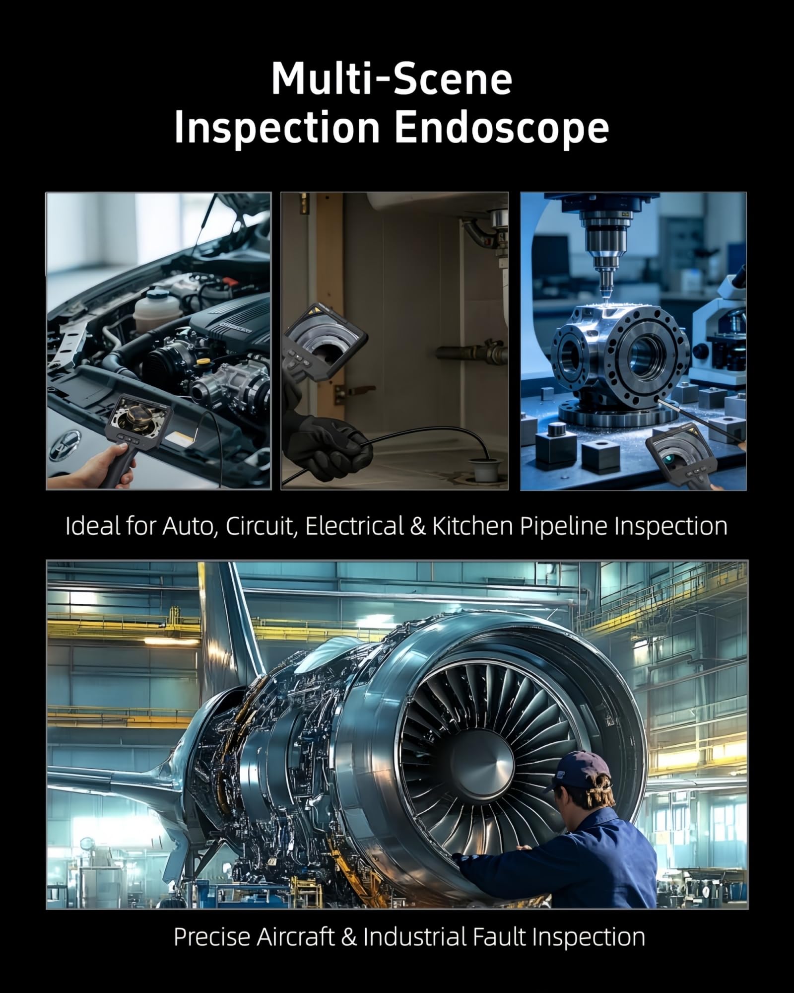 3.9mm Endoscope Camera with Light, 1920P HD Borescope Inspection Cam — Amazon image 6