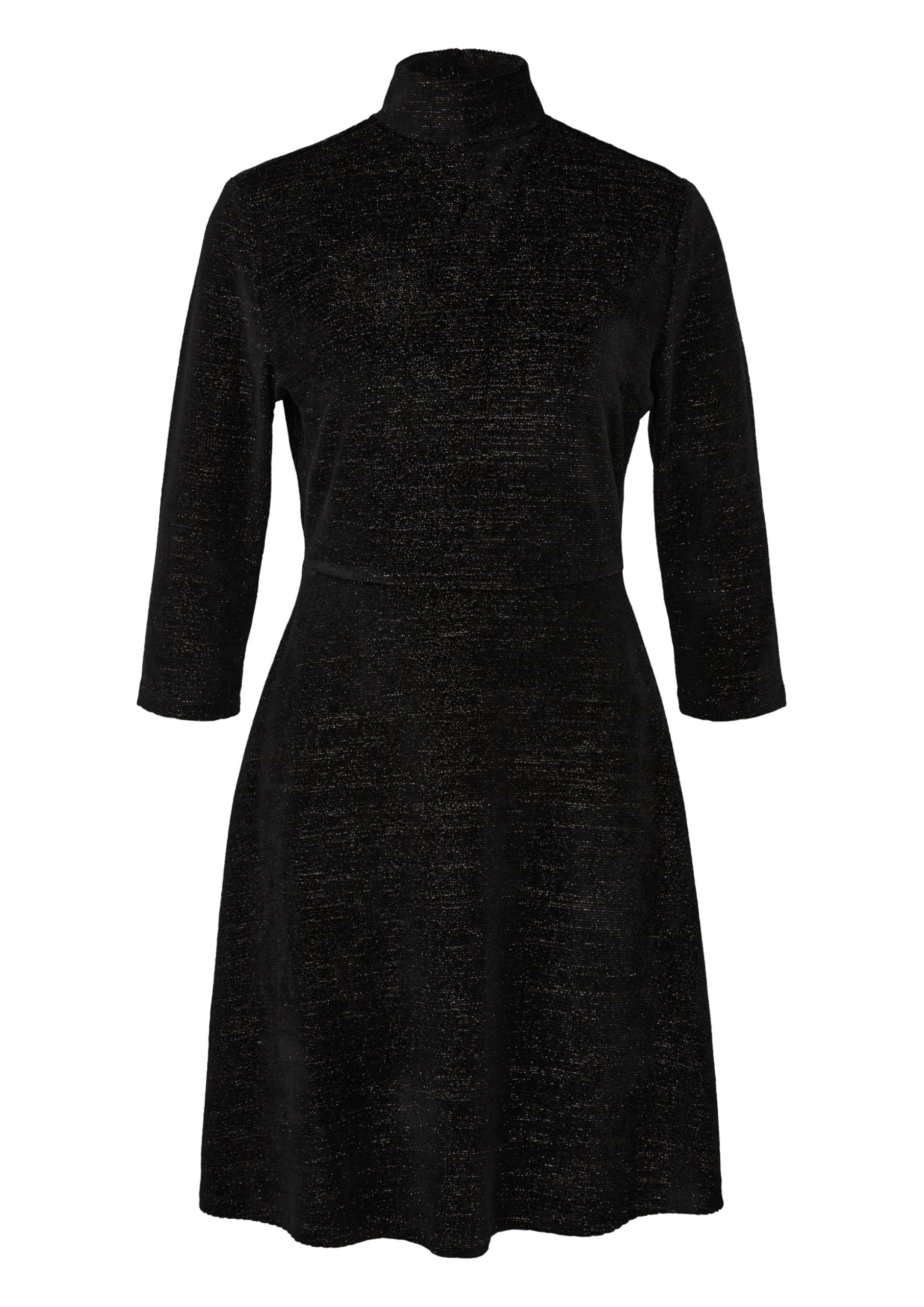 QS Samtkleid mit Glitzer