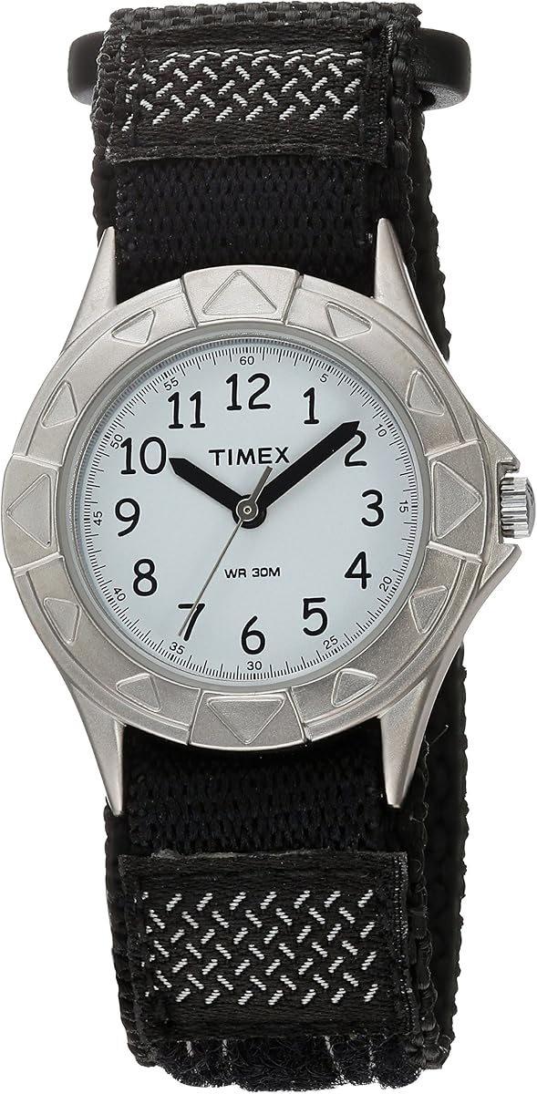 Boys T79051 My First Outdoors Black Fast Wrap Strap Watch