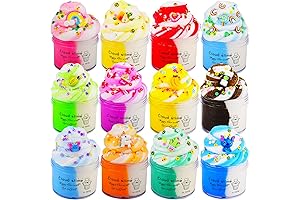 Ultra-Slim Cloud Slime Extravaganza: A Rainbow of Ooey-Gooey Delight