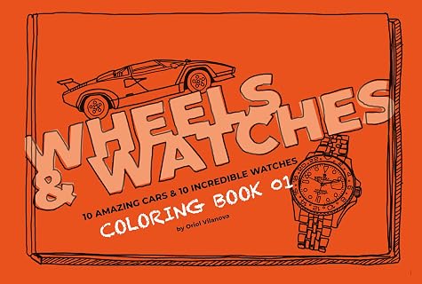 Wheels&Watches Coloring Book 01