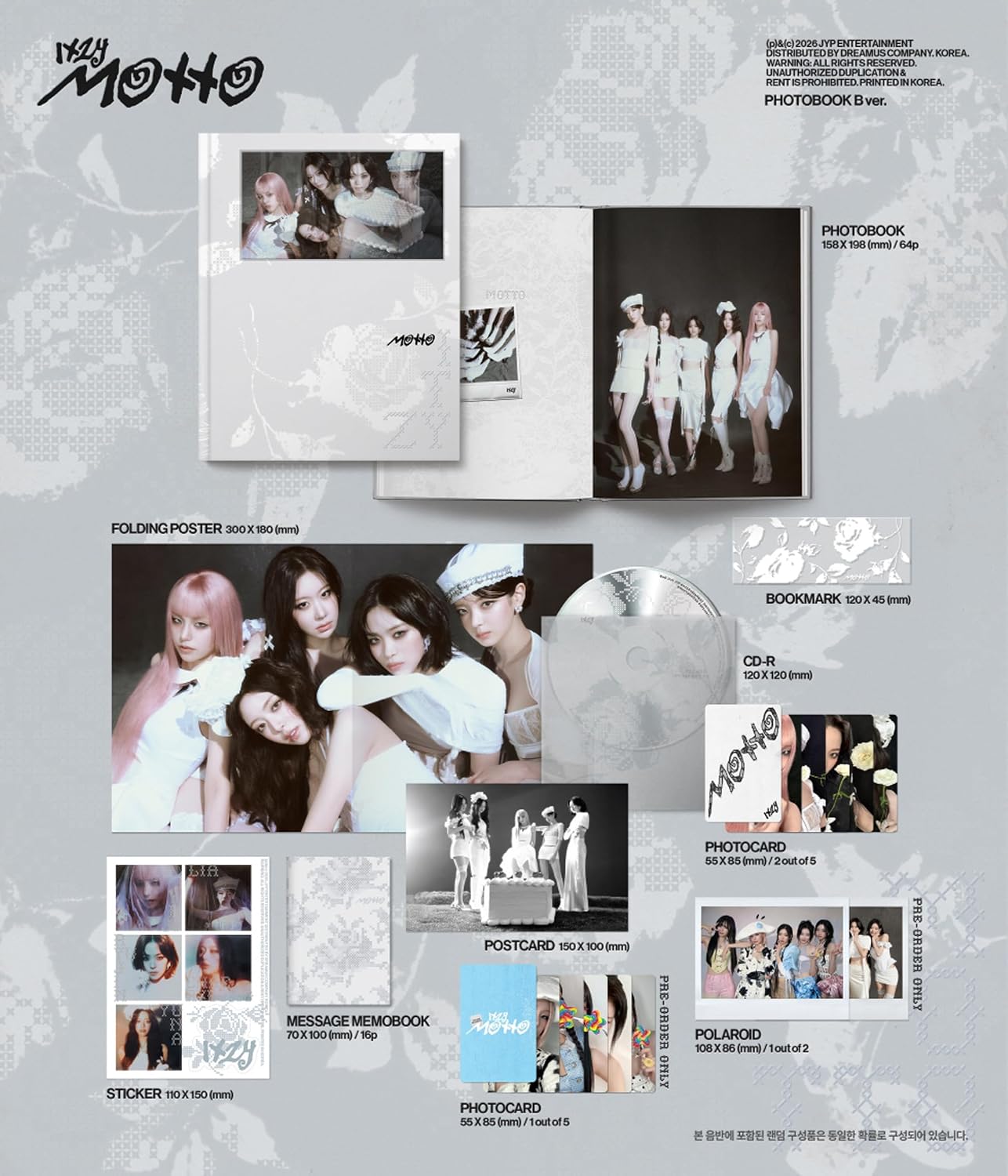 ITZY MOTTO 12th Mini Album (PHOTOBOOK - B Ver.)