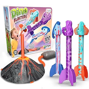 Amazon.com: Dino Blasters, Rocket Launcher for Kids - Soars