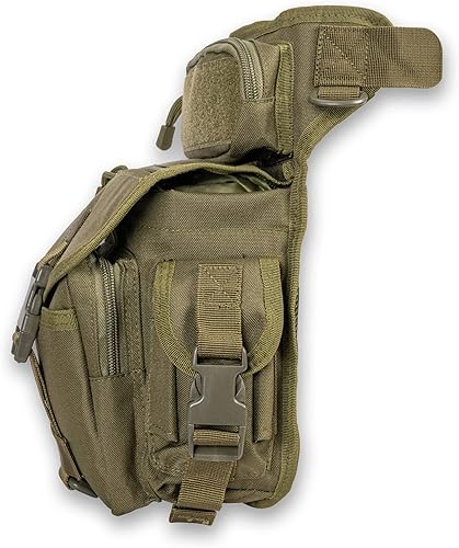 Miniatura 2 de Voyager - Bolsa de pierna resistente a la intemperie, carcasa exterior Cardura  Para caza o senderismo  Cintura ajustable y correa de pierna caída,