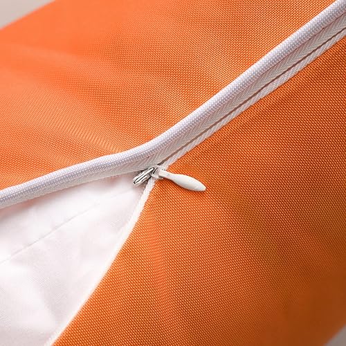 Vista 3 de Phantoscope Paquete de 2 fundas de almohada decorativas para exteriores, impermeables, sólidas, decorativas, cuadradas, para exteriores, patio