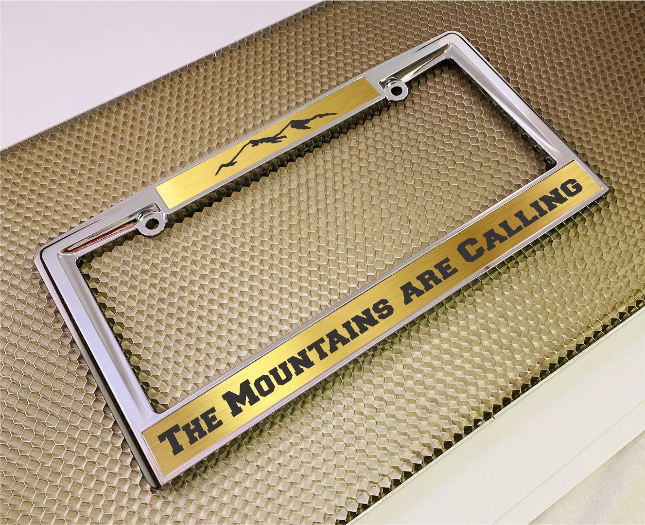 Custom Personalized Heavy Duty Chrome Metal Car License Plate Frame with Free c - Picture 79 of 132