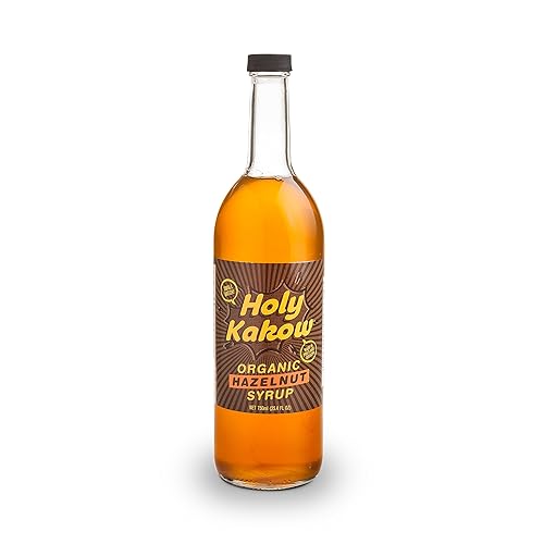 Holy Kakow Cafe Organic Hazelnut Syrup - Hazelnut Coffee Syrup,